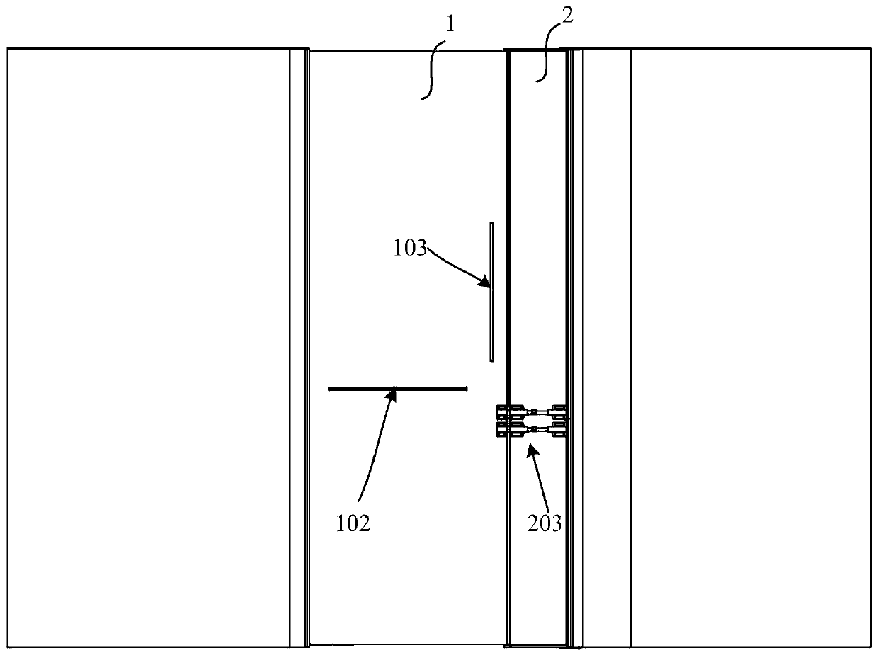 Indoor door suitable for elderly and applied to residential building