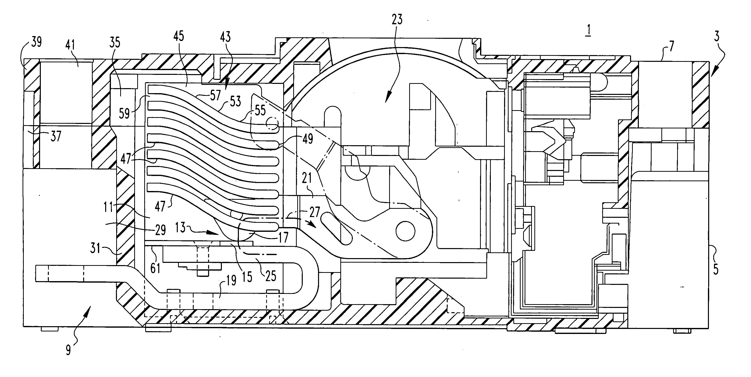 ARC chute assembly and electric power switch incorporating same