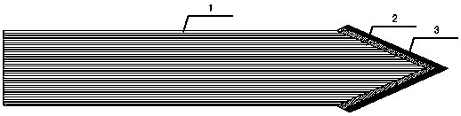 A choke pin for brazing and repairing engine blades with vent holes and its preparation method