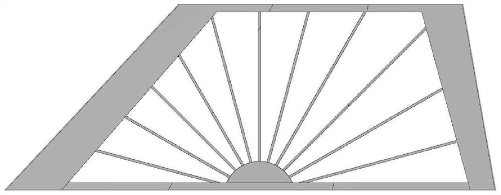 Bionic aircraft rudder surface preparation method