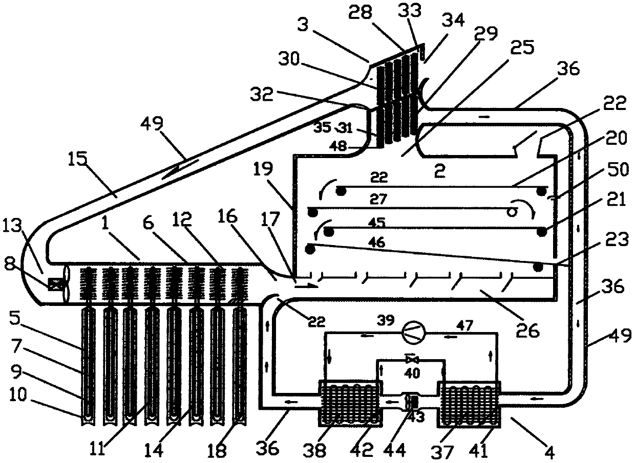 Superconductive solar heat pump drying system