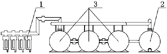 On-board mechanical automatic fire extinguishing equipment for passenger vehicles