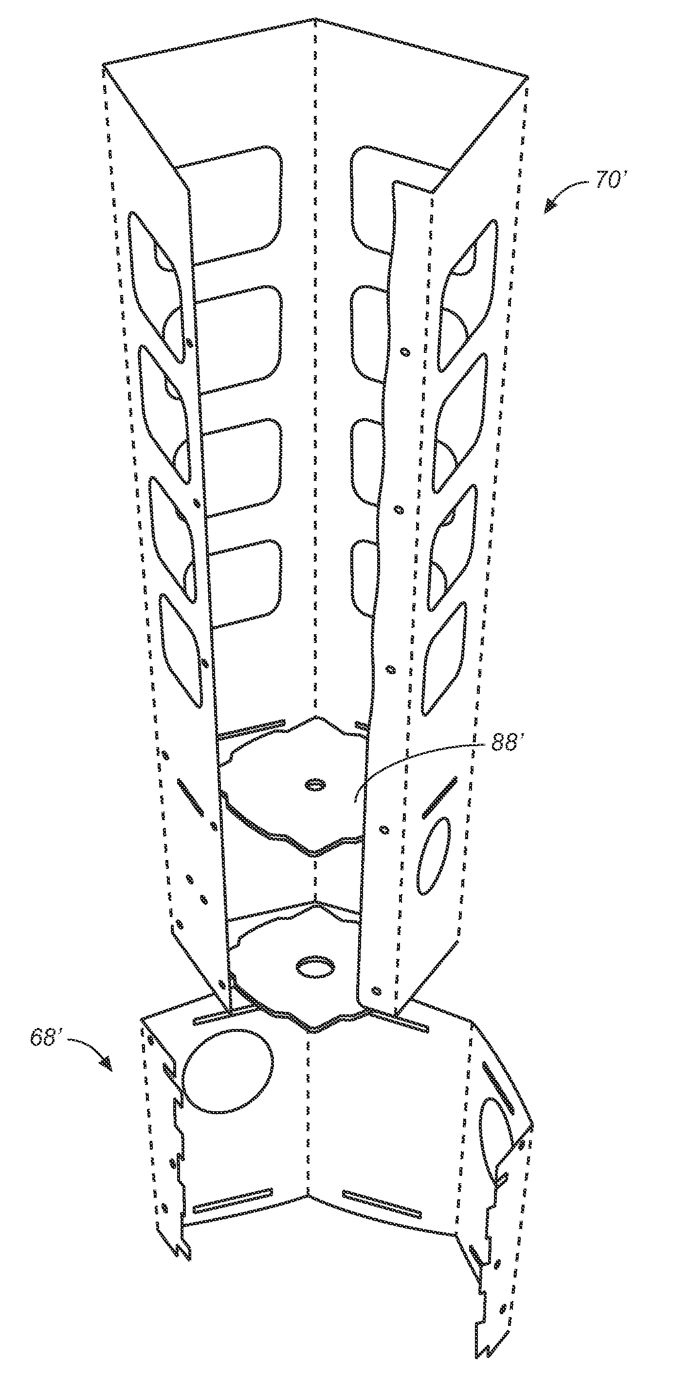 Load-bearing three-dimensional structure