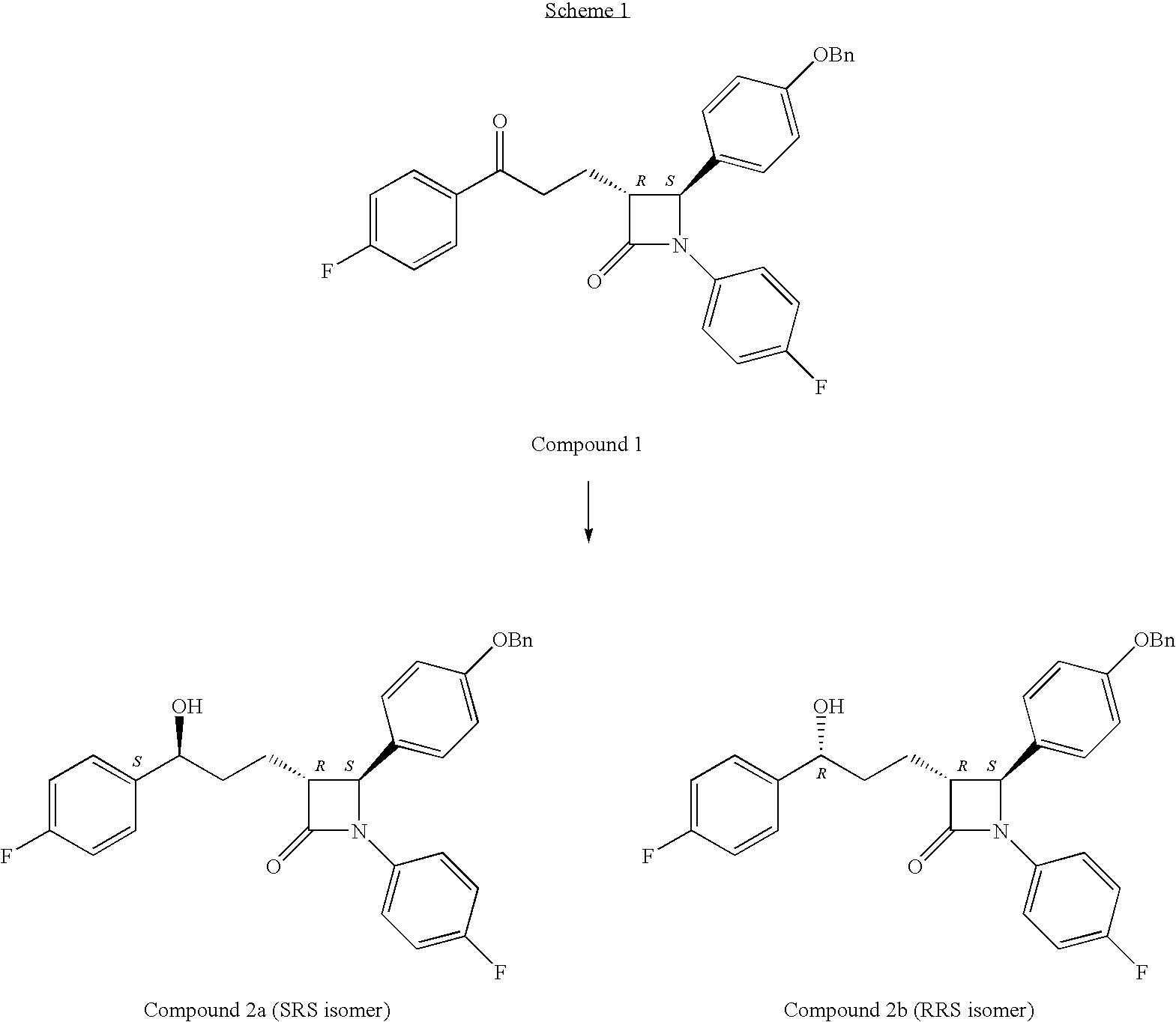 Process for preparing intermediates of ezetimibe by microbial reduction