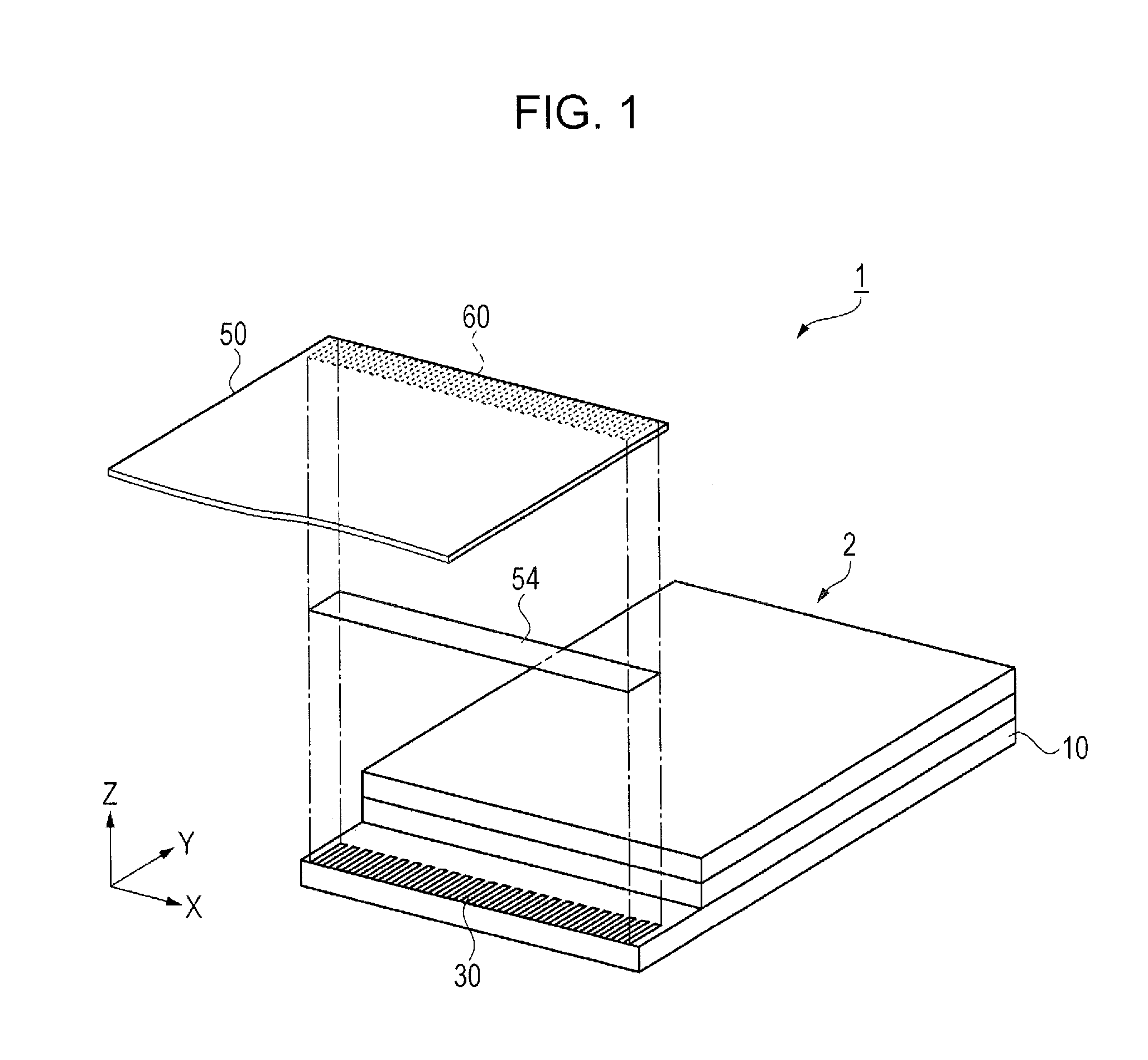 Mounting structure, electro-optical apparatus, and electronic apparatus