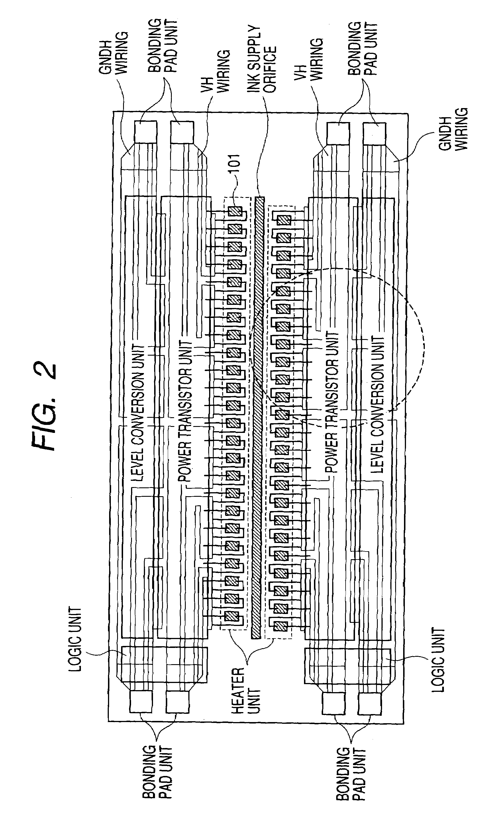 Semiconductor device for liquid ejection head, liquid ejection head, and liquid ejection apparatus