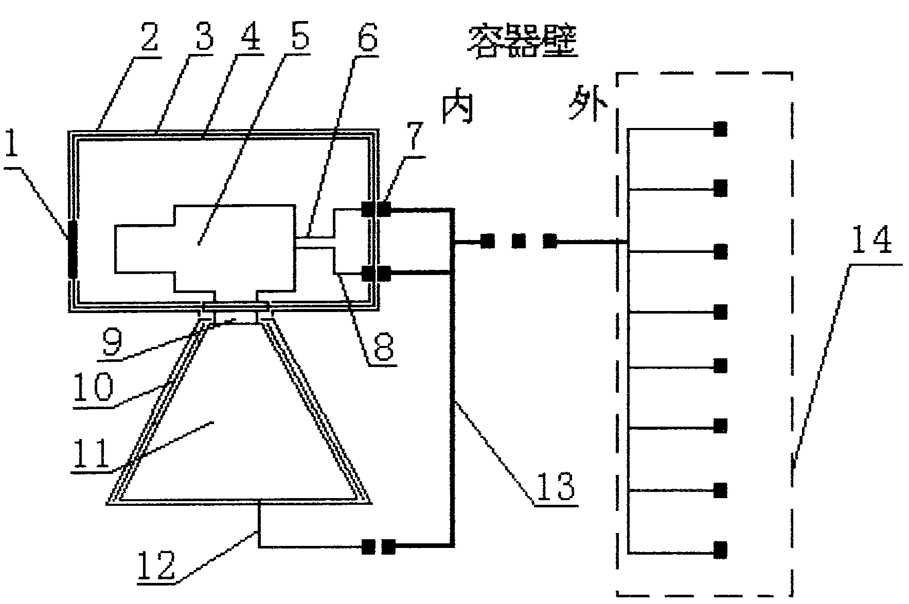 Infrared thermal-wave detecting system for vacuum low-temperature environment