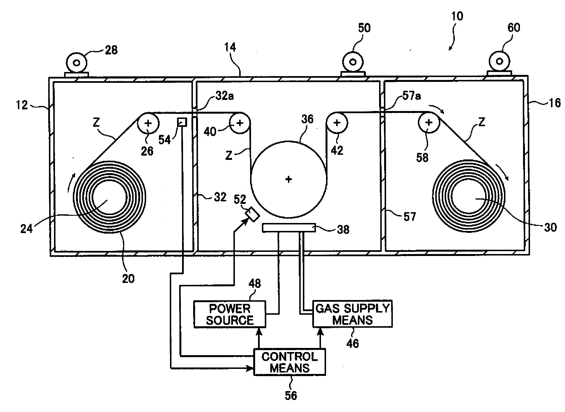 Method of producing gas barrier layer, gas barrier film for solar batteries and gas barrier film for displays