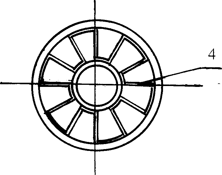 Internal and external double-channel fin tube and heat exchange using said fin tube