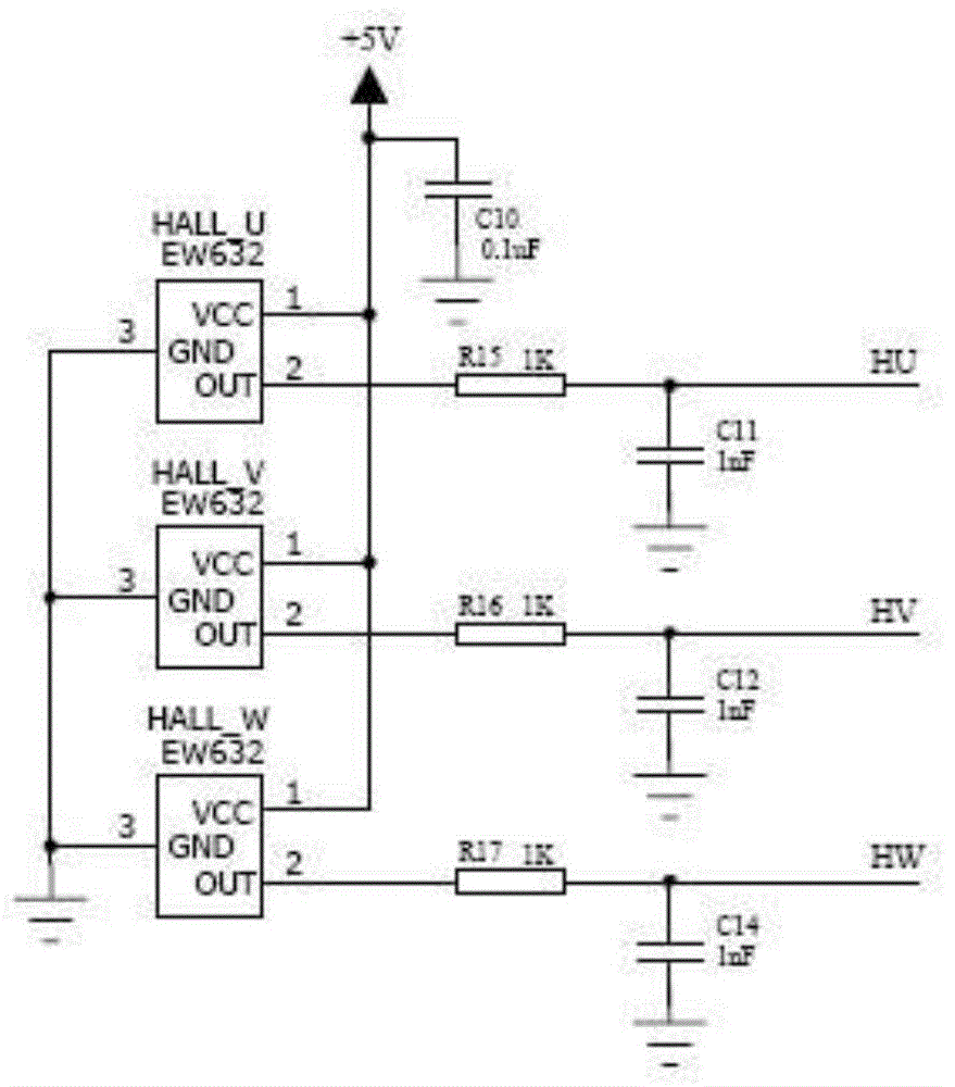 Three-phase brushless direct-current fan motor