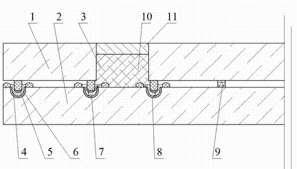 Metal-welded sealed plain vacuum glass with edges sealed by sealing grooves and sealing strips and manufacturing method thereof