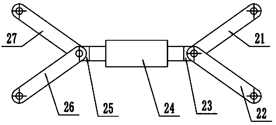 Buffering and damping device for treadmill