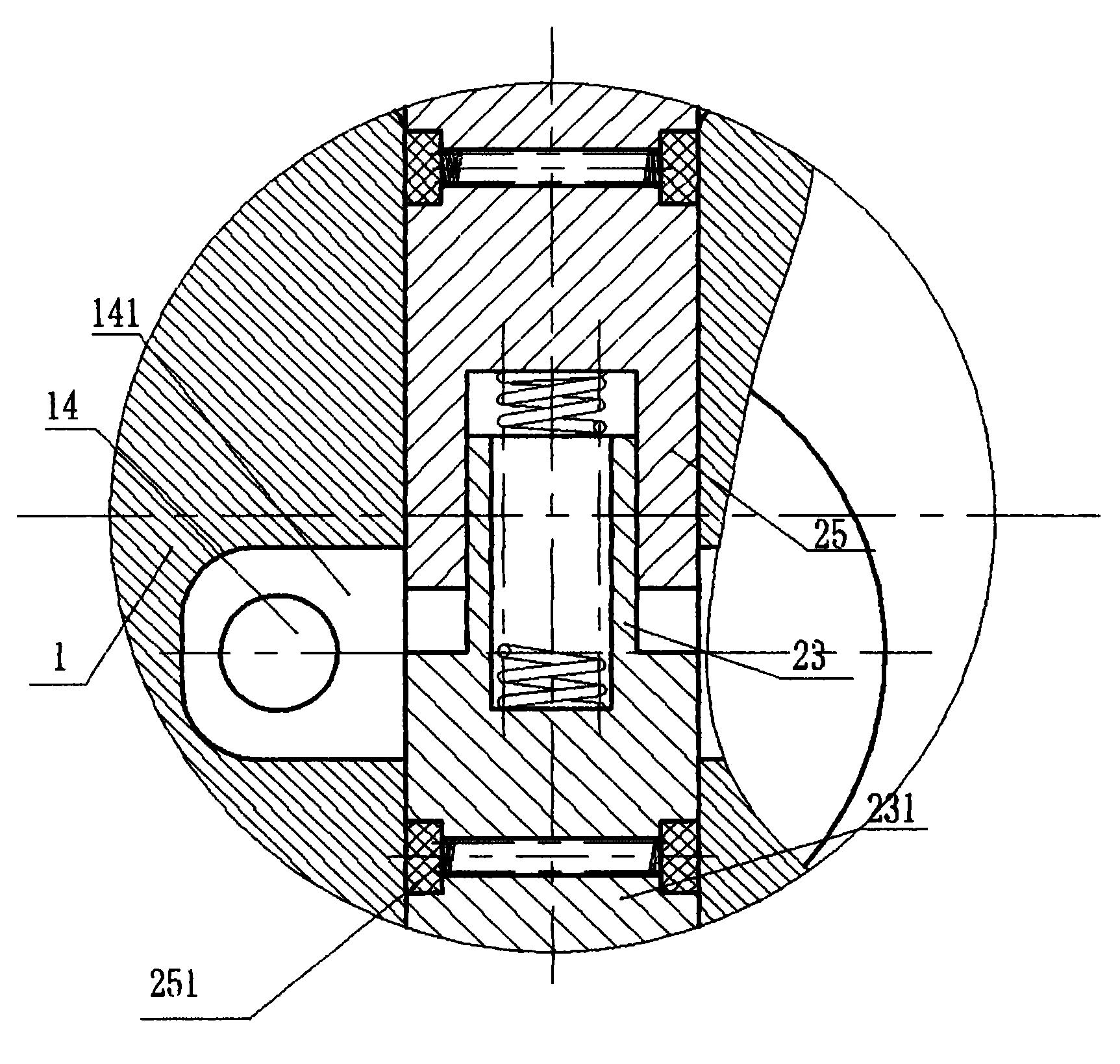 Rotation type air compressor