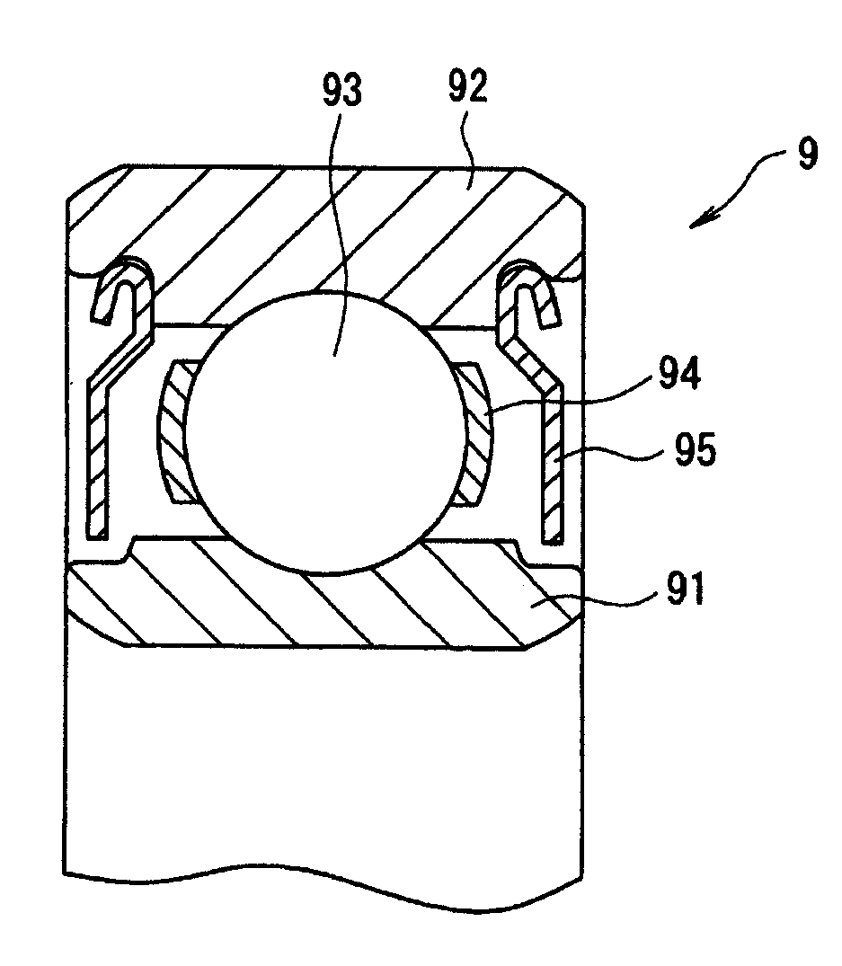 Grease Composition For Hub Unit Bearing, And Hub Unit Bearing For Vehicle
