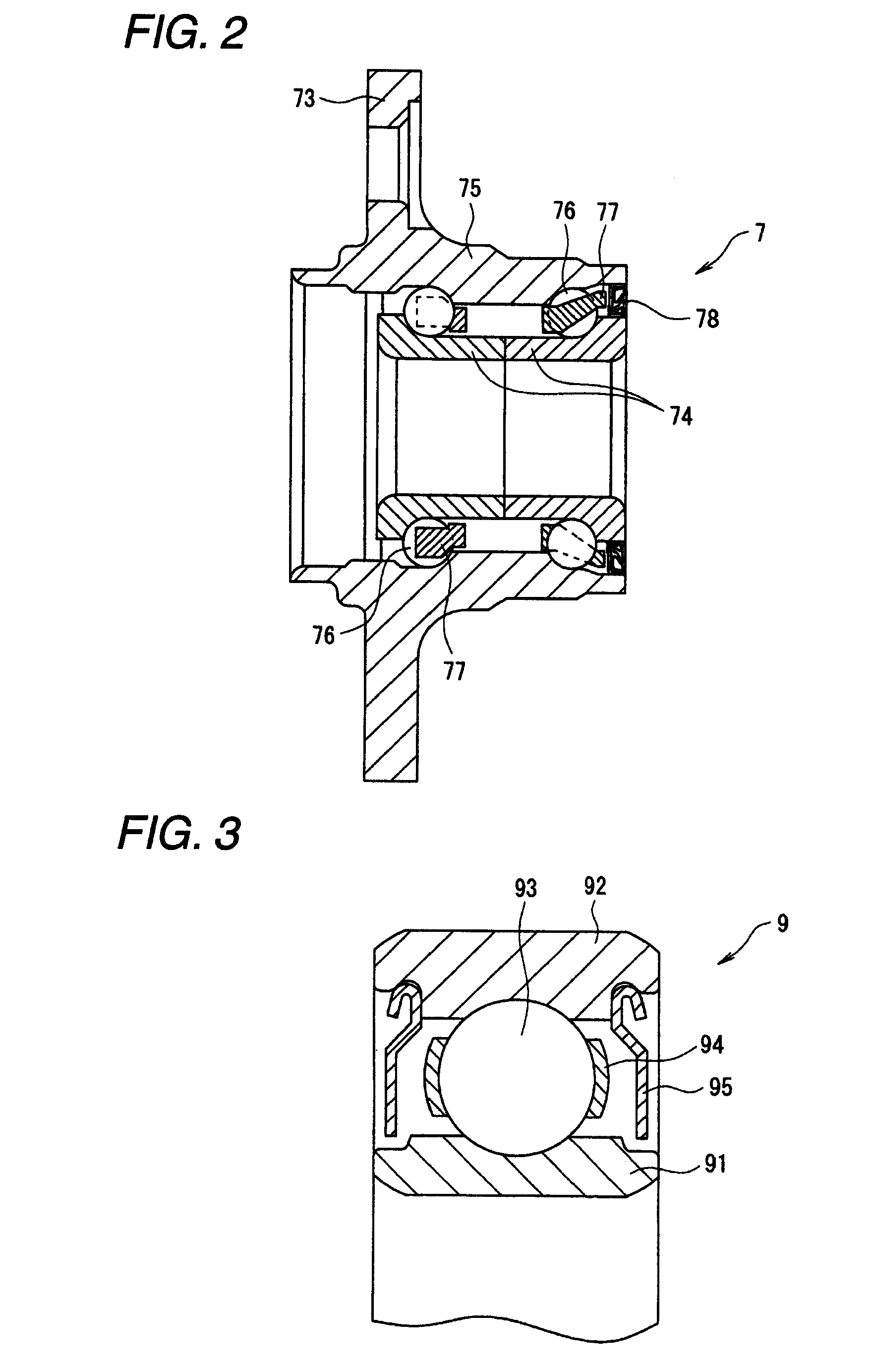 Grease Composition For Hub Unit Bearing, And Hub Unit Bearing For Vehicle