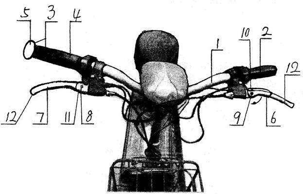 Improvement technology of handlebar sleeve and brake handle of electric vehicle