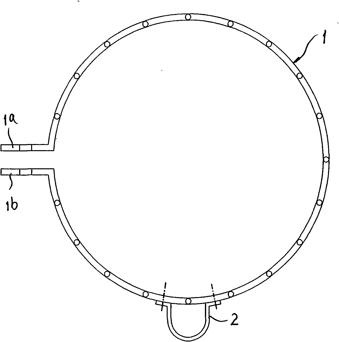 Device for cable conduits in urban distribution networks