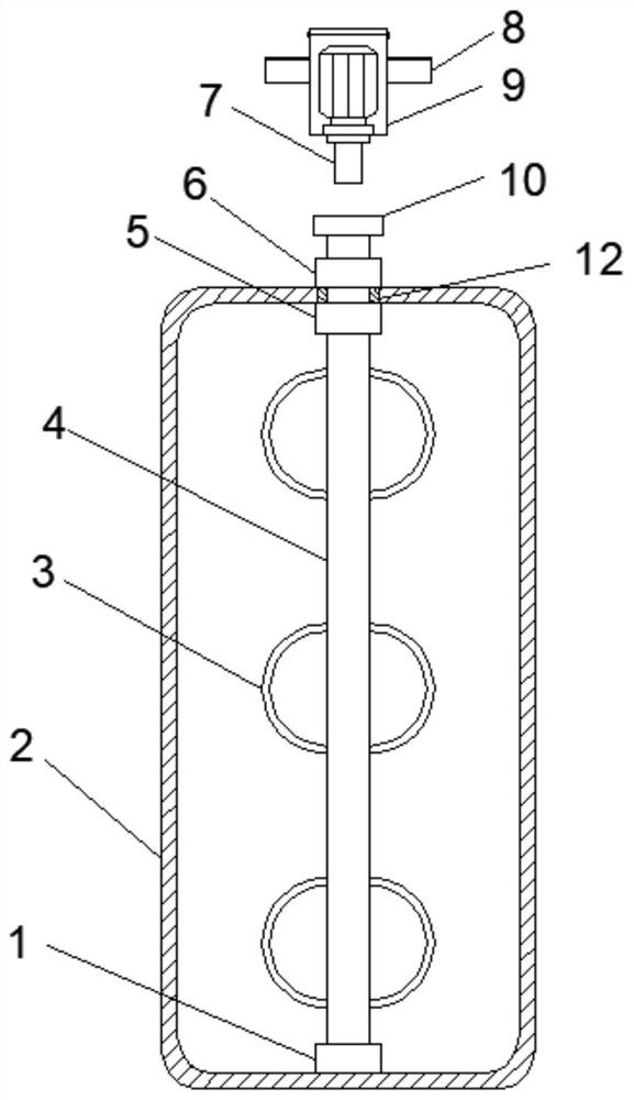 Anti-precipitation device for foam extinguishing agent