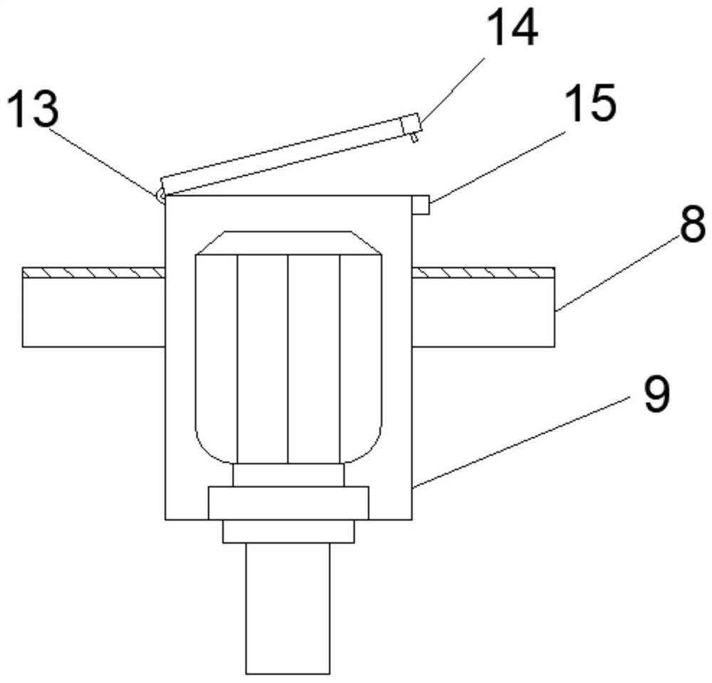 Anti-precipitation device for foam extinguishing agent