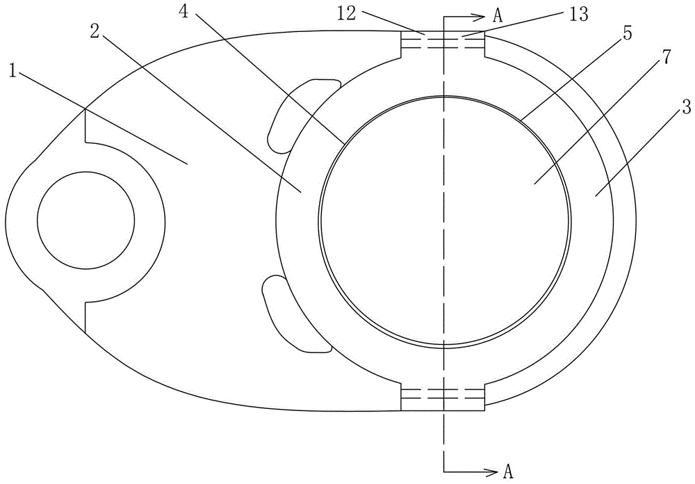 Crankshaft connecting rod cap assembly of cold header and mounting method thereof