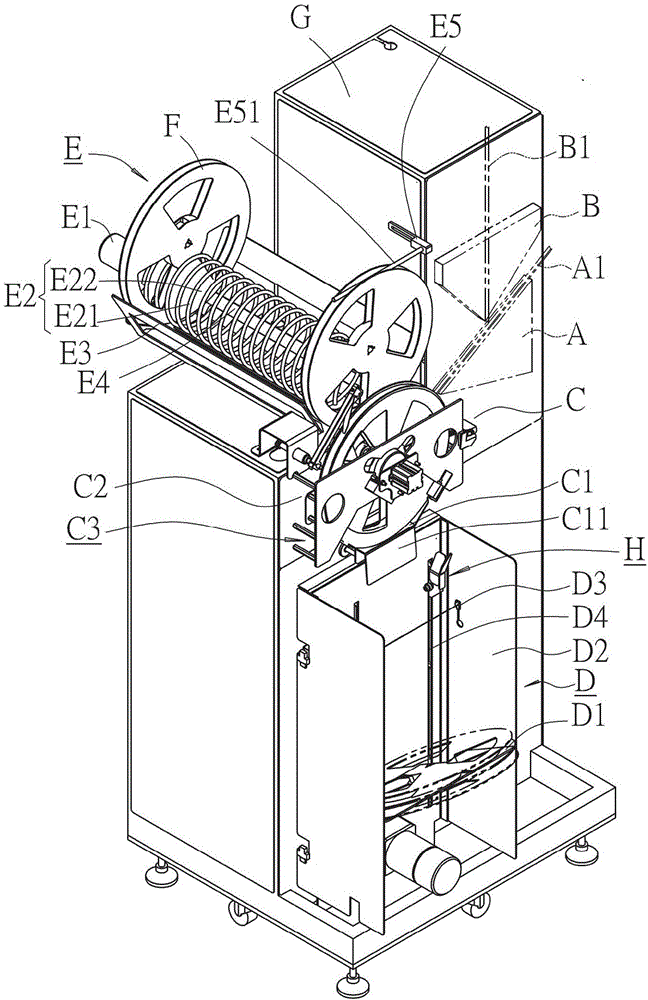 Roller case conveying method and apparatus used for electronic component package conveyor tape