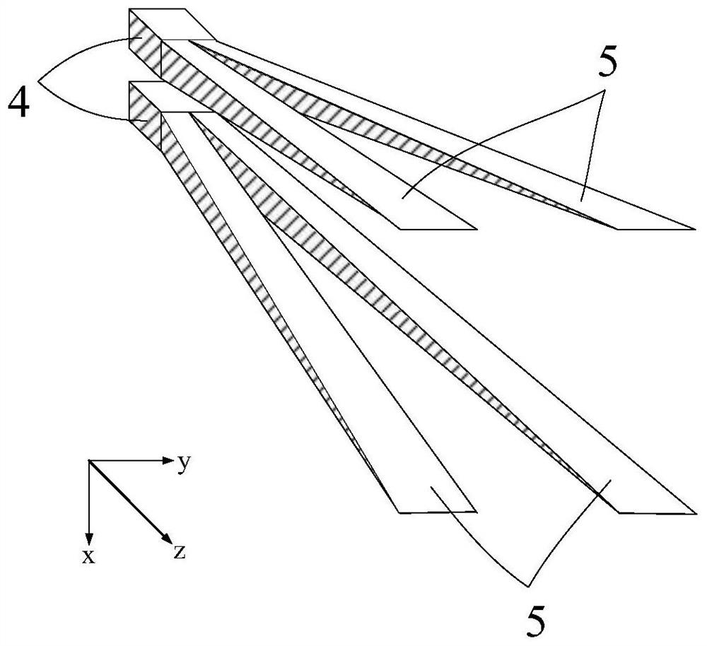 Four-ridge Pyramid Horn Antenna