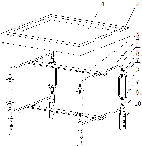 Portable mounting support for mounting electric mechanism boxes for disconnectors