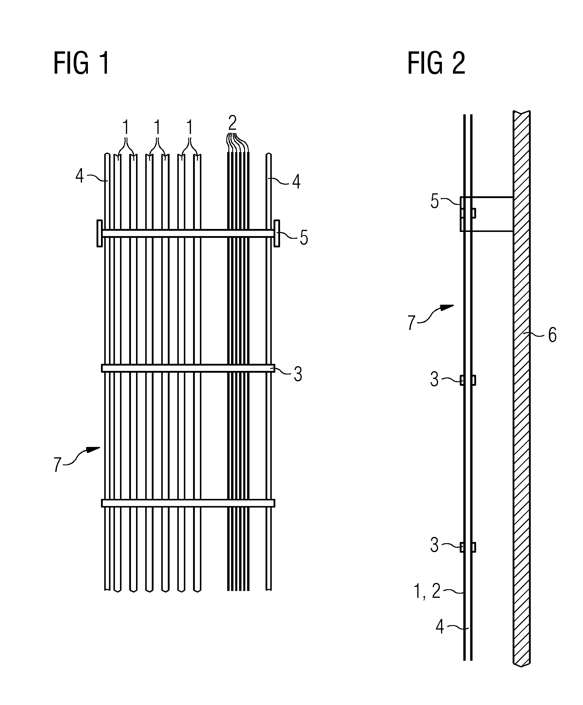 Arrangement and method for installing cables