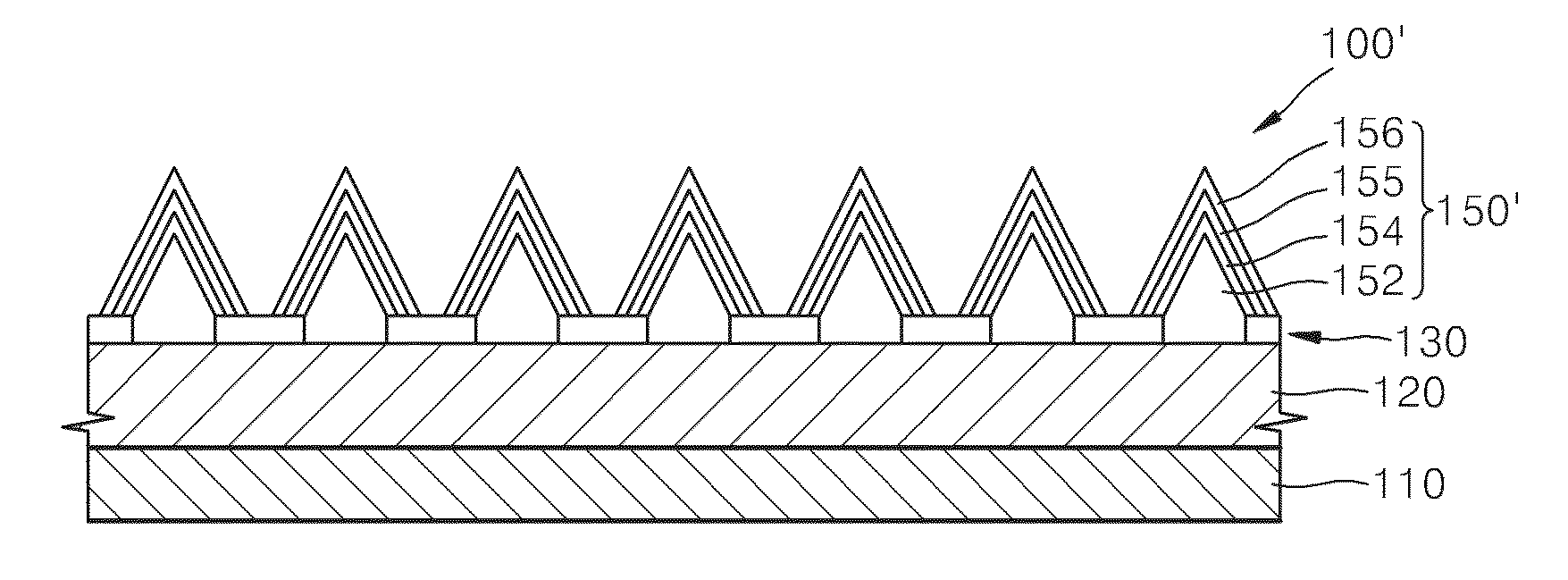 Nanostructured light-emitting device