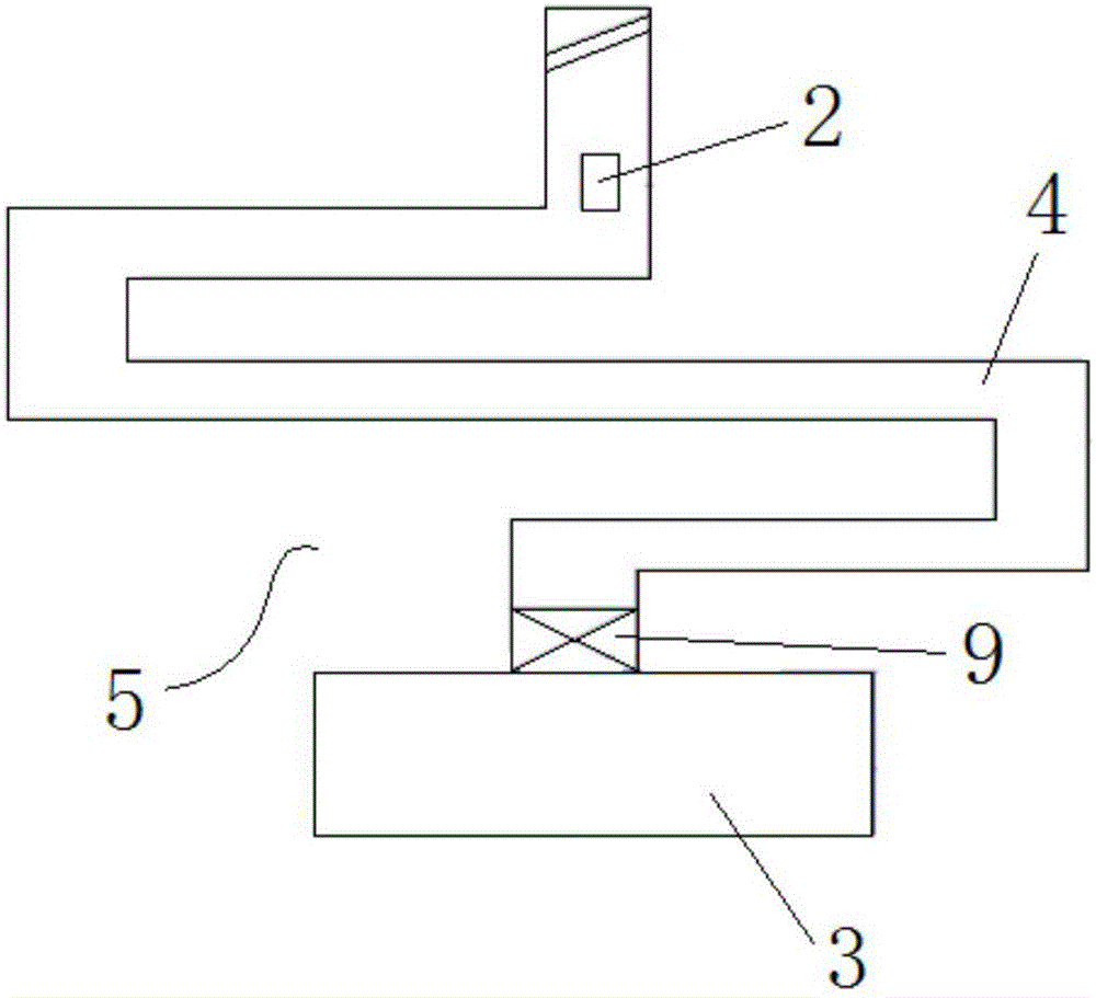 Method for monitoring displacement-imbibition profile of polymer on basis of wellhead combined test devices