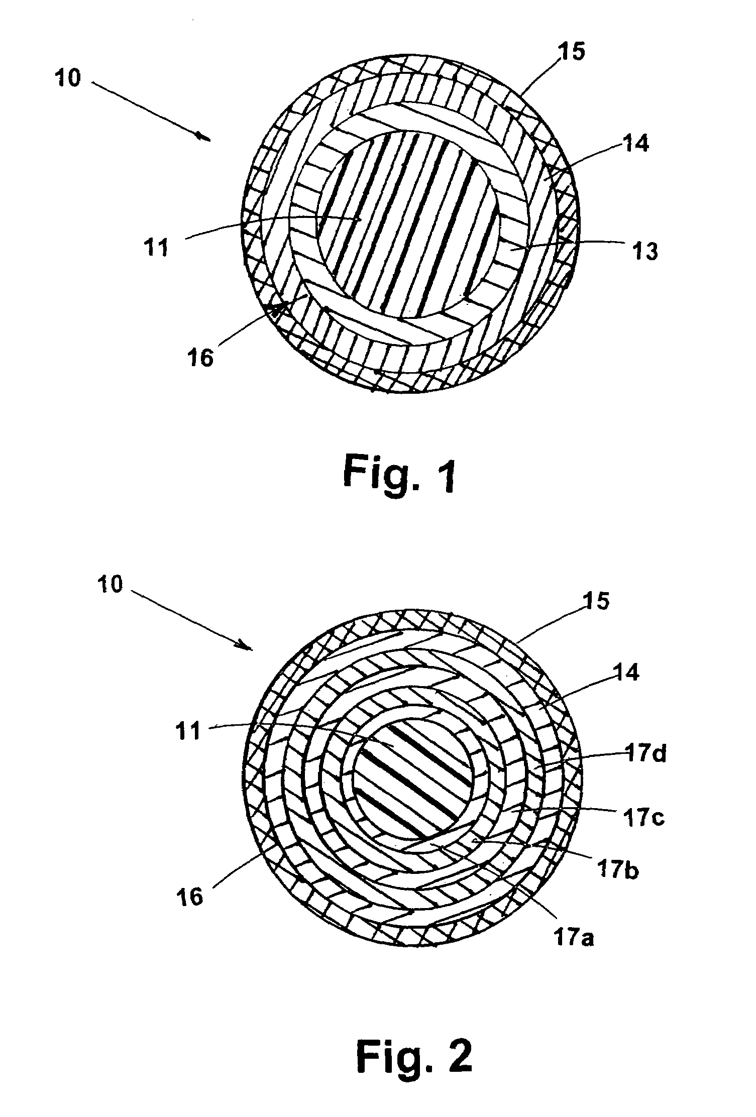 Multi-layered core golf ball