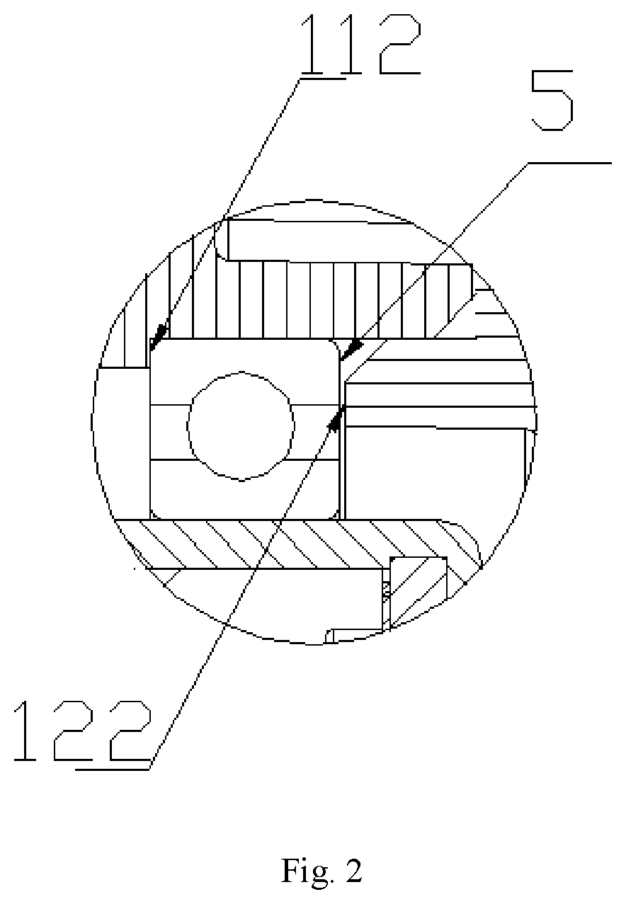 Decelerating clutch of a washing machine, and washing machine