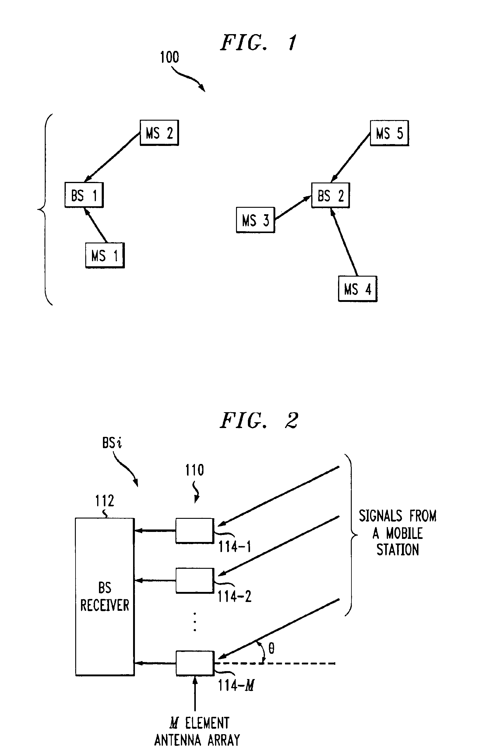 Adaptive antenna array methods and apparatus for use in a multi-access wireless communication system