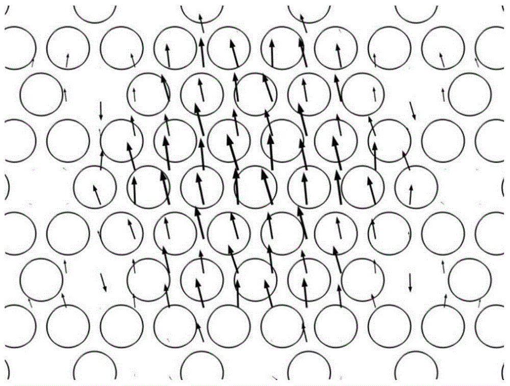 Air hole crystal lattice composite core broadband terahertz photonic crystal fiber