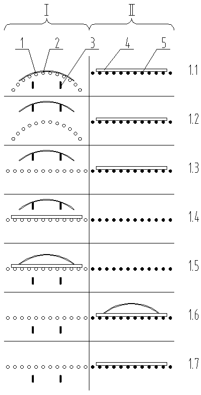 Horizontal roller type anti-bending tempered glass production equipment and production method