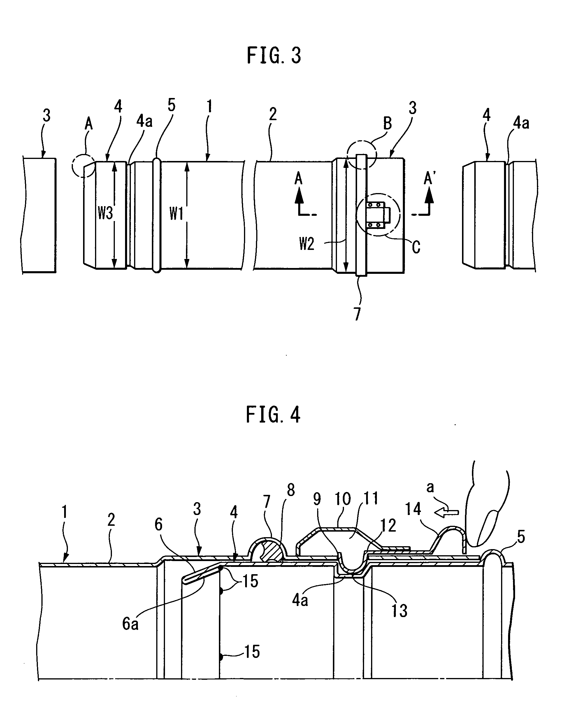 Supply and exhaust pipe