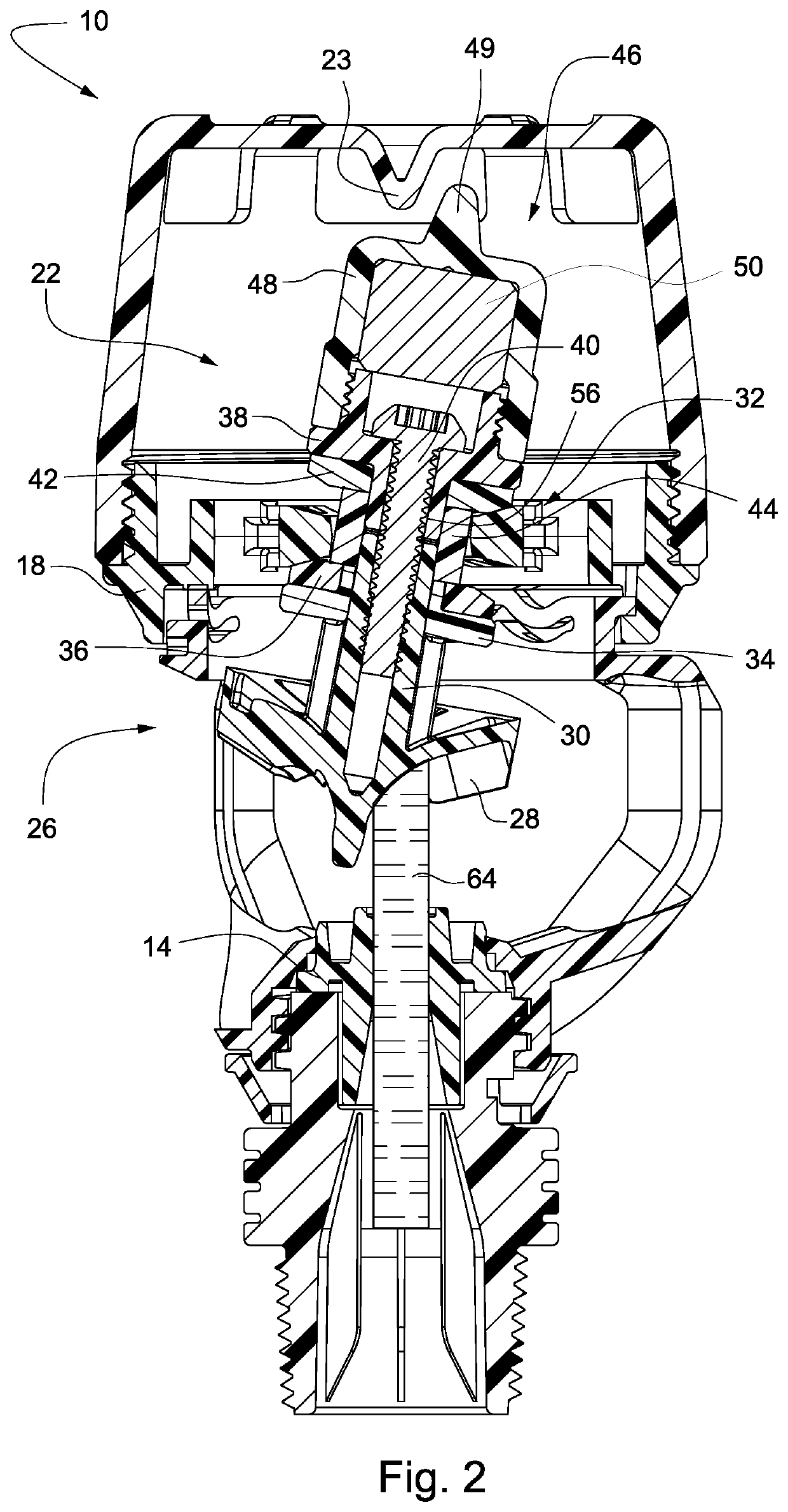 Rigid mount orbitor sprinkler