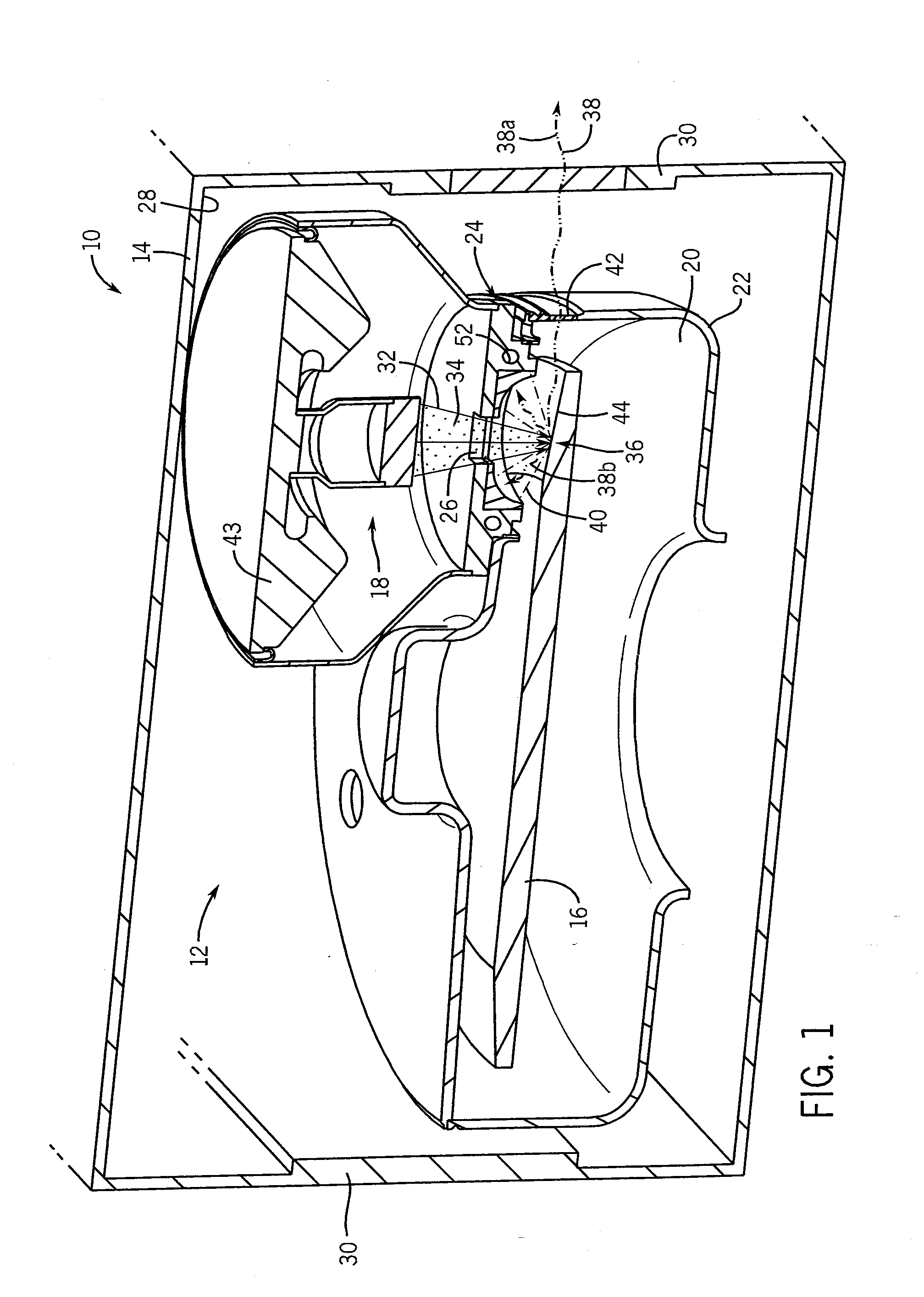 Electron absorption apparatus for an x-ray device