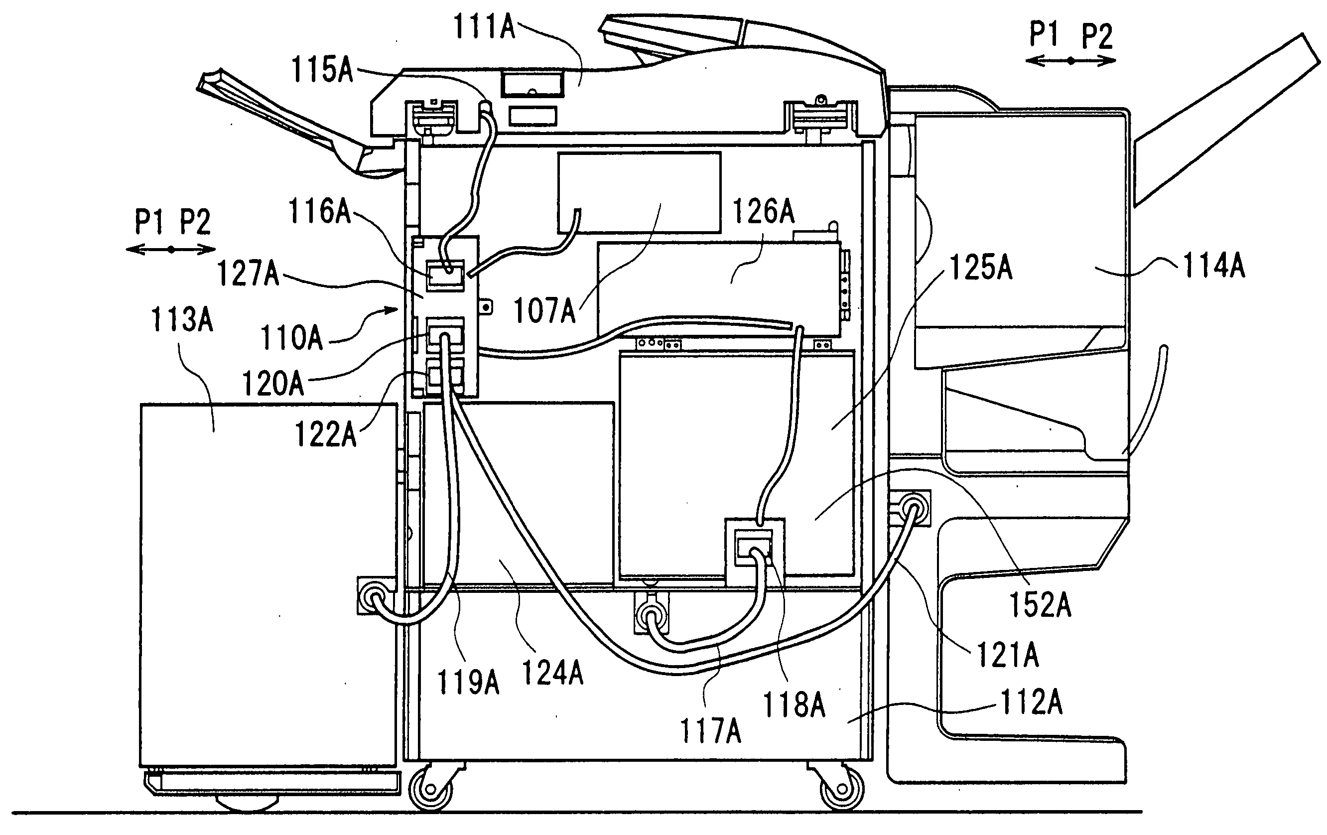 Power unit and image forming apparatus provided with same mounted thereto