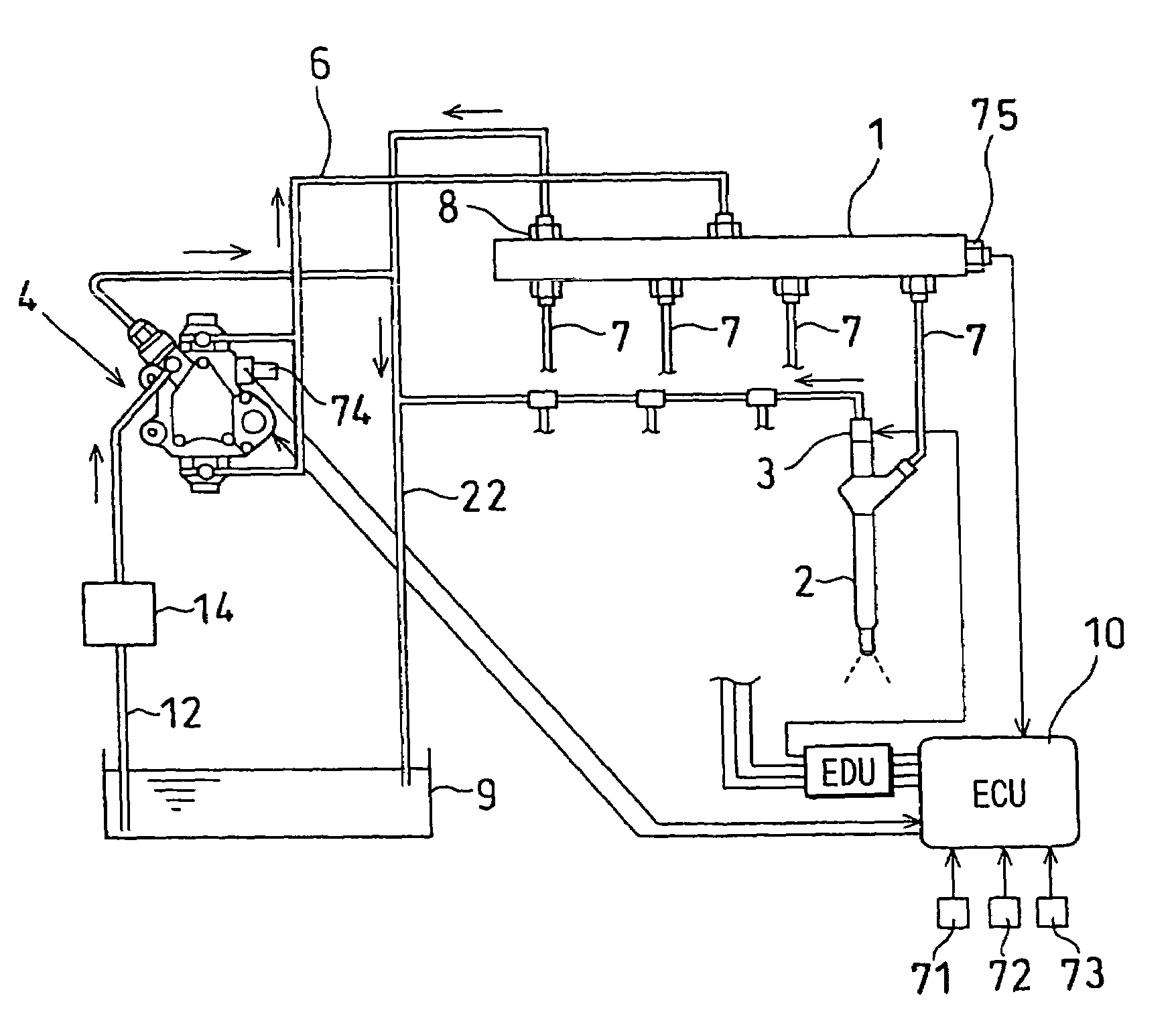 Fuel injection system for an internal combustion engine