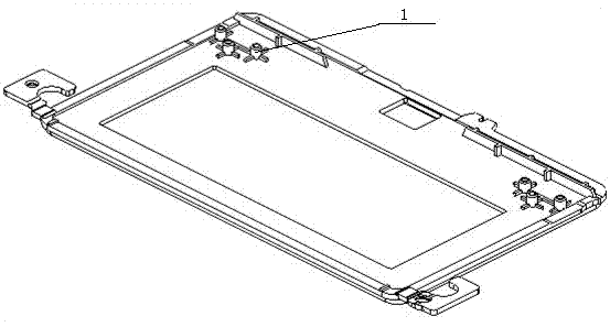 Positioning column structure suitable for injection moulding