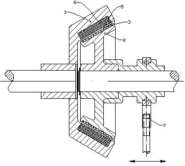 Permanent-magnet coupling mechanism between shafts