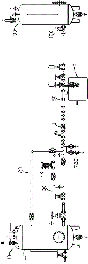 Testing system of steam hydrophobic valve type