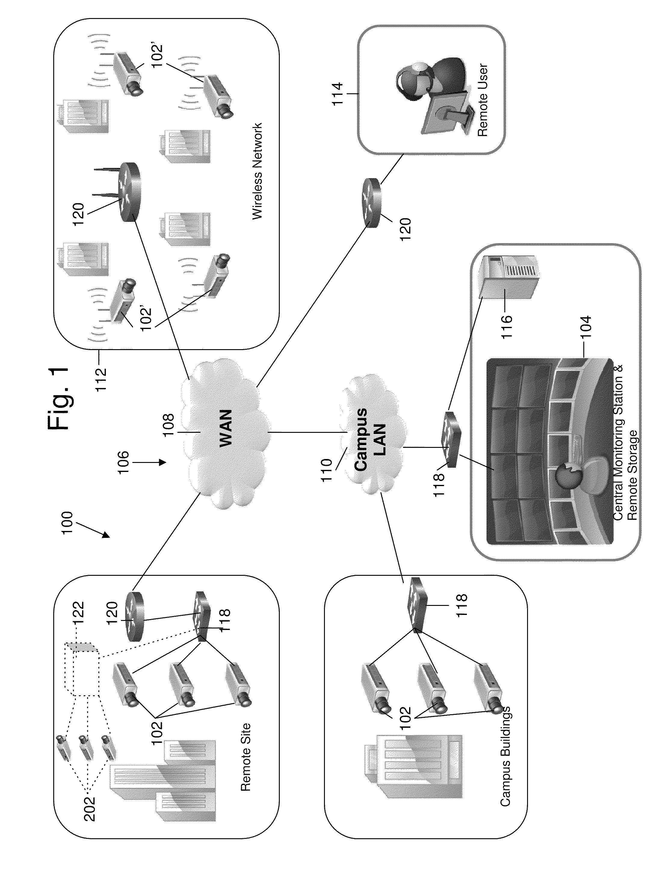 Video camera having relational video database with analytics-produced metadata