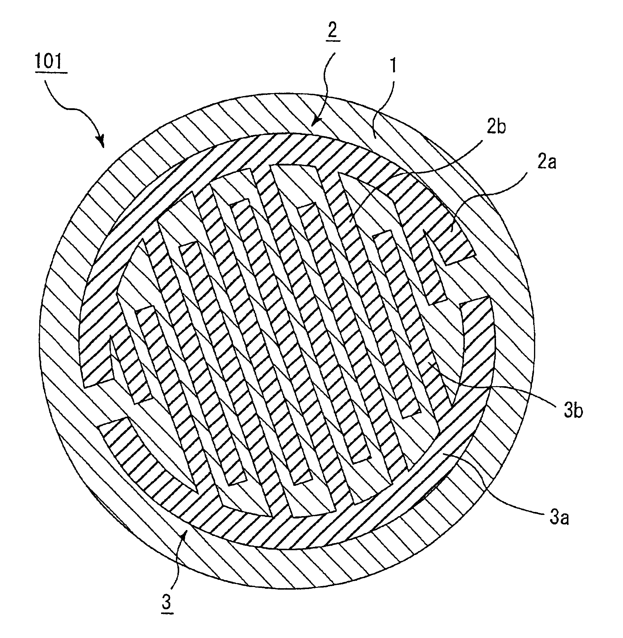 Ceramic substrate for a semiconductor production/inspection device