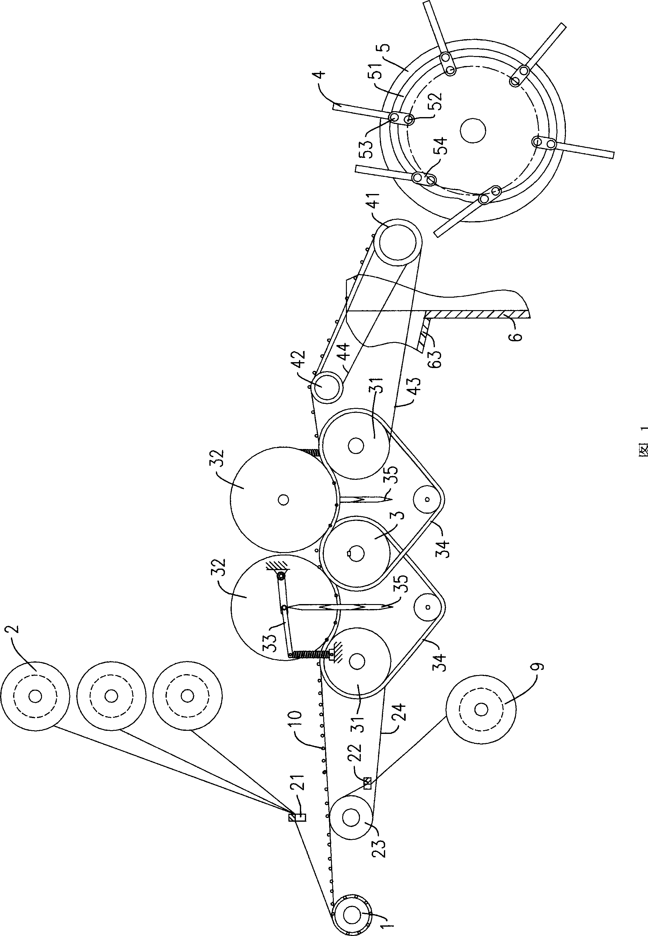 Bristle automatic hair wrapping machine