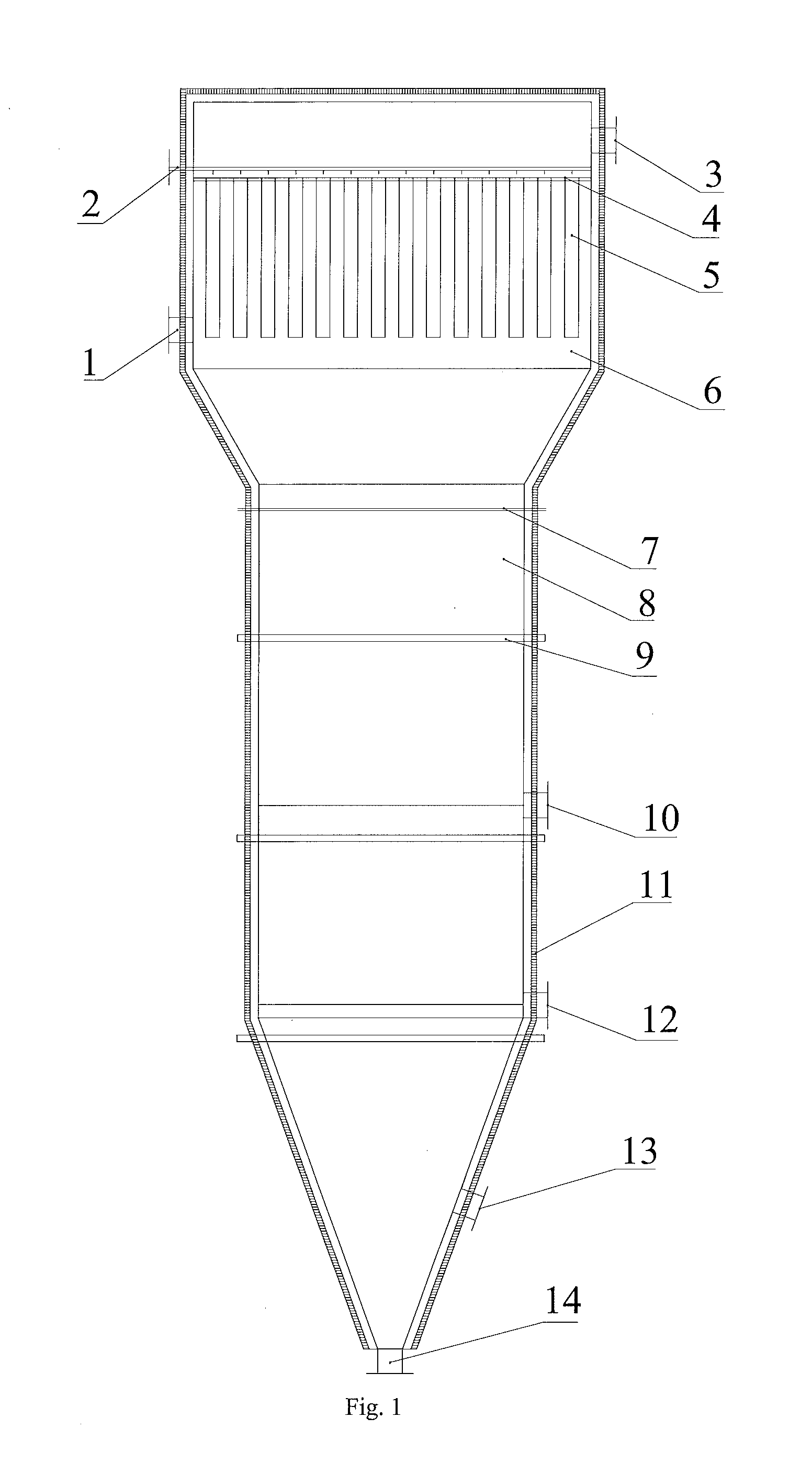 Deacidification process and apparatus thereof