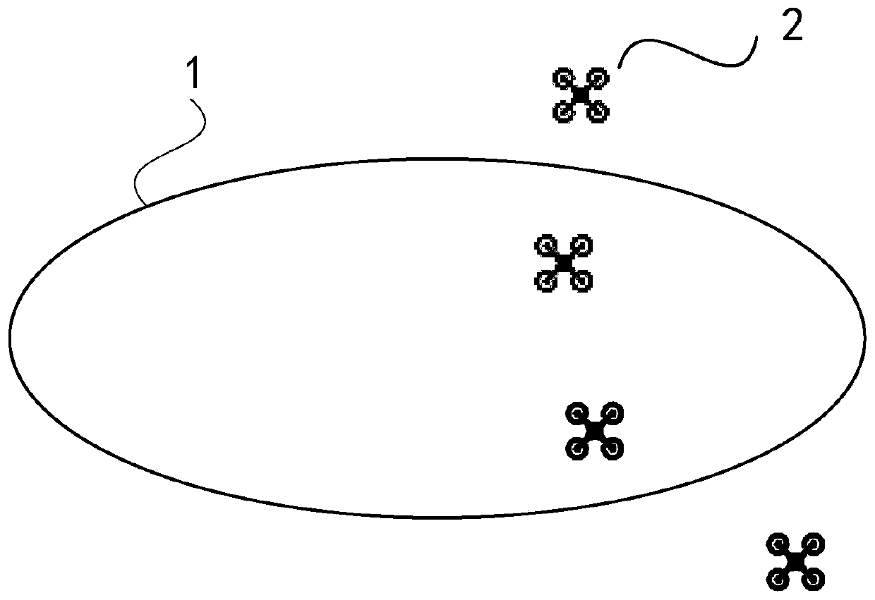 A method and system for capturing hostile unmanned ships based on UAV jamming