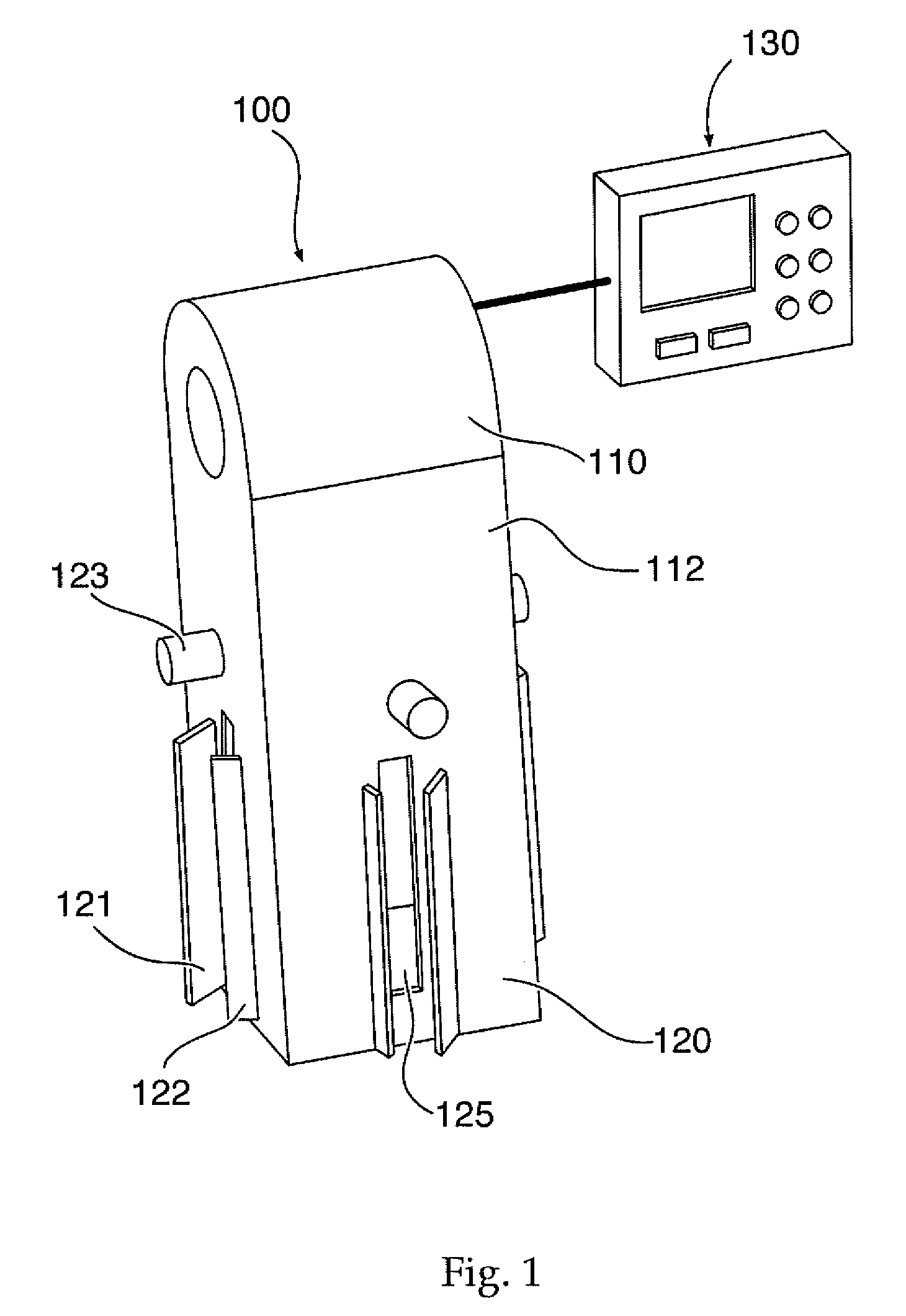 Device and method for screening a plant population for wind damage resistance traits
