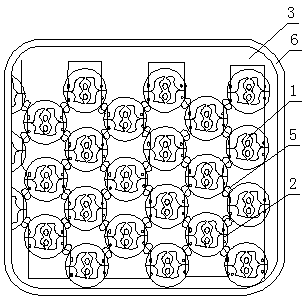 Wild Chinese walnut cushion and manufacturing method thereof